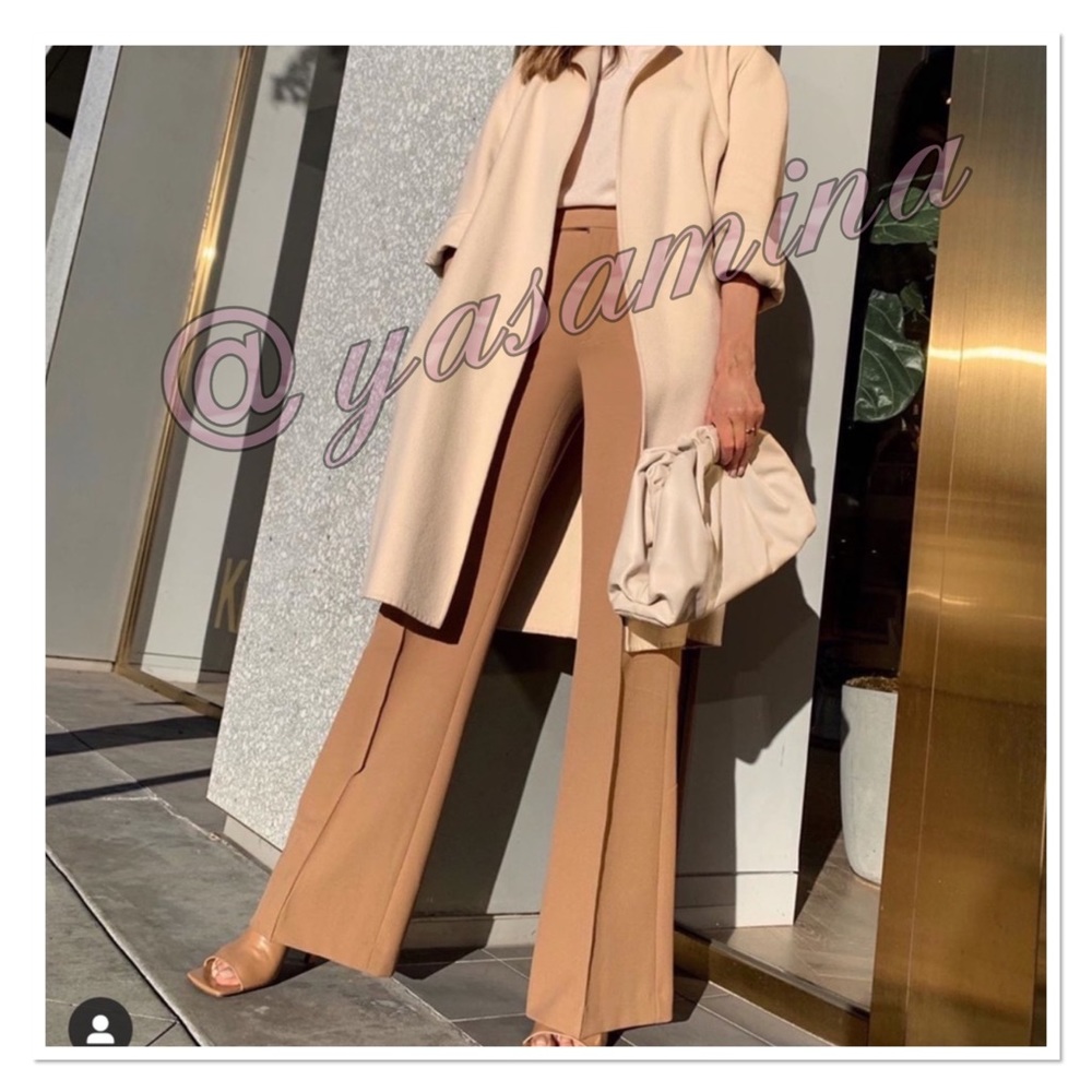 Last🔥Zara flare pants bloggers favorite
